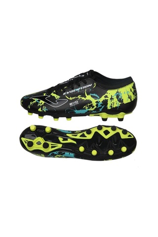 Joma Evolutıon 2301 Black Lemon Fluor Fırm Ground Krampon Siyah