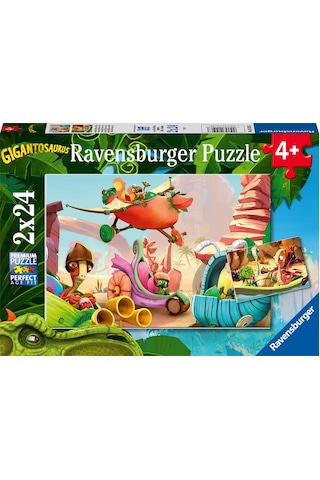 Ravensburger 2x24 Parça Puzzle Gigantosaurus Rpk051267