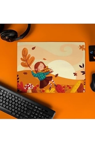 Sonbahar Tasarımlı 40x30 Mousepad - Mouse Pad - Fare Altlığı - Mouse Pad