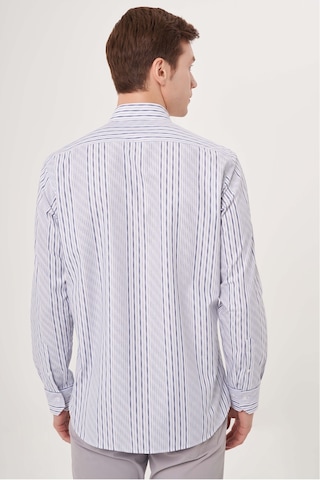 Bisse Erkek Regular Fit Çizgili Spor Gömlek Gri Gm23y231030 D55 Gri