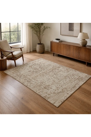 Kartela Halı Siro Halı Kaymaz Taban Makinede Yıkanabilir Halı Bej - 200 X 300 Cm