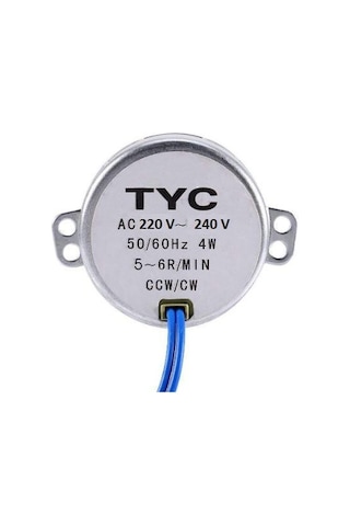 Elektronikport-Senkron Motor Tyc Ac 220-240V 50-60Hz 5/6 Rpm