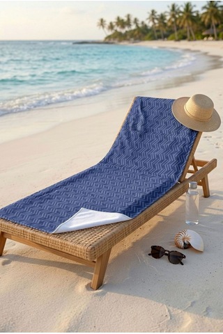 Indigo Peak Lacivert Plaj Havlusu 70 X 150 Cm Lacivert