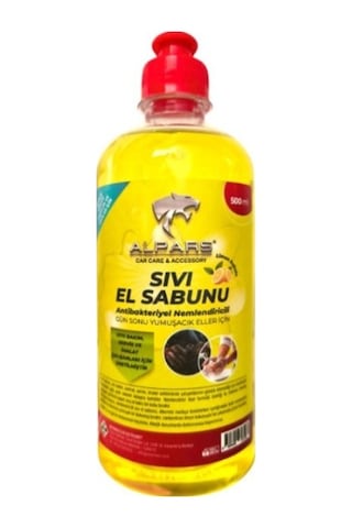 Alpars İmalat Bakım Tamir Servis Çalışanları İçin Sıvı El Sabunu Nemlendiricili 500 Ml Limon Kokulu 1 Adet