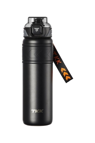 Tkk Çelik Termos Matara 900 ML Siyah