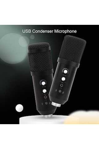 Skycıty Usb Mikrofon, Kapasitif, Karışım Ve Ses Seviyesi İşlevleri