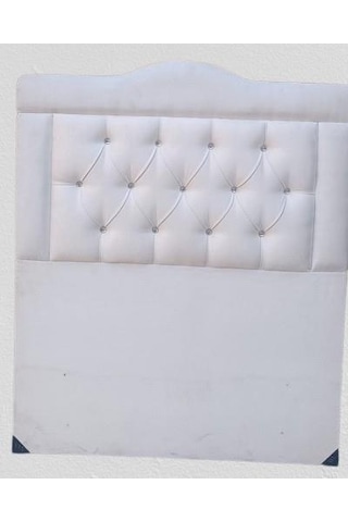 Bengi Ticaret Dk El Yapımı Tay Tüyü Kumaş Tek Kişilik Başlık Beyaz 90