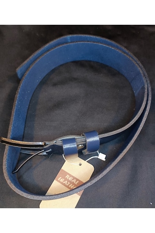 Kemer Manda Derisi Lacivert Renk Lacivert