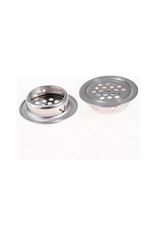 Trendooze Homyl Paslanmaz Çelik Yuvarlak Havalandırma Panjuru 25mm Beyaz Ev Dekorasyonu