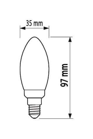 Philips 4.3w 40w Rustik Led Mum Ampul Sarı Şeffaf Cam 3 Adet