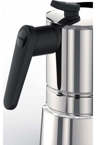 Pedrini Steel Moka Pot 4 Kupa - Paslanmaz Çelik