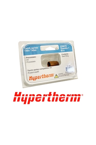 Hypertherm ( 220670 ) Swirl ring, T45v/m, 15-45 A