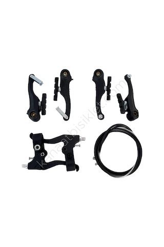 Mtb Plastik V Fren Takımı Alyanlı Papuç Ön Arka Set