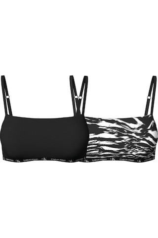 Calvin Klein 2'li Bralet siyah