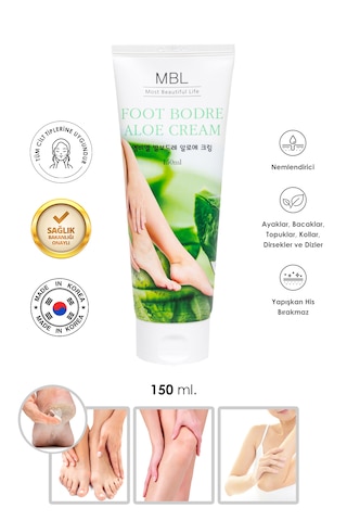 Aloe Vera Içerikli Nemlendirici Ve Onarıcı Ayak Bakım Kremi 150ml