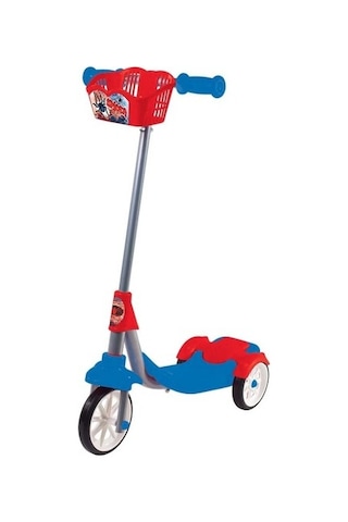 Furkan Toys Spider Style 3 Tekerli Frenli Sepetli Scooter