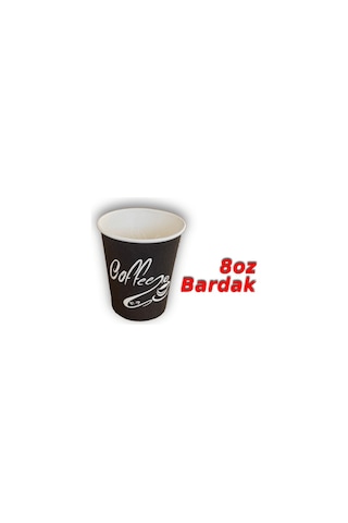8 Oz 240 Ml Karton Bardak 500 Adet Tek Kullanımlık Çay Kahve Içecek Bardağı