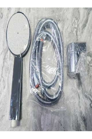 Elduşu Seti Shower Set Elduşu+mafsal+spral Krom - Beyaz