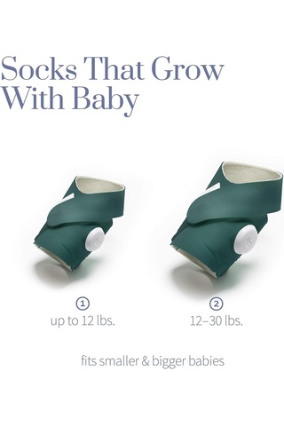 Owlet Aksesuarlı Kumaş Çorap - Dream Sock Bebek Telsizi İçin - Deniz Yeşili