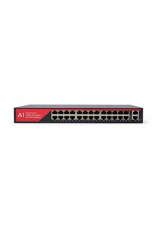 3dcool 3d-psf24 26 Port Kamera Poe Switch 24xpoe 2x Gigabit Uplink 320w 250mt