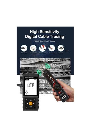 Novacom Lt-300s Rj45 Poe Uyumlu Çok Fonksiyonlu Kablo Test Cihazı