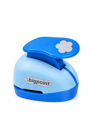 Bigpoint Şekilli Delgeç 3.8cm Çiçek X 10 Adet Diger