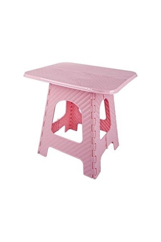 Omnipazar Srl-2007 Plastik Katlanır Sehpa Piknik Oyun Masası No 3 Pembe