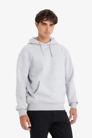 Defacto Kapüşonlu İçi Yumuşak Tüylü Kanguru Cepli Gri Erkek Sweatshirt X8283az/gr389 Gri