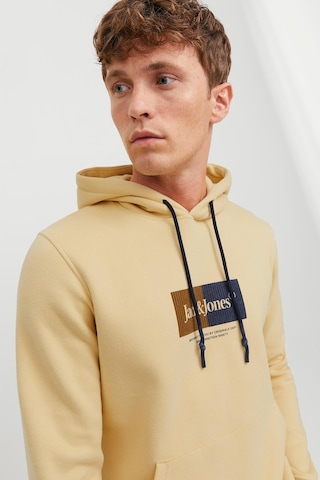 Jack & Jones Jack&jones Kapüşonlu Standart Kalıp Sarı Erkek Sweatshirt 12242197 001