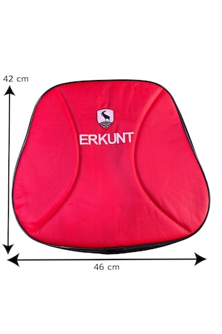 Erkunt Traktör Koltuk Kılıfı Kırmızı Deri Kabinli/kabinsiz Tüm Modellere Uyumlu Kılıf 1 Adet