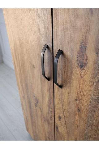 Çok Amaçlı 2 Kapaklı Mutfak Erzak Kiler Dolap 86 x 52 x 180 CM