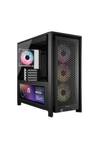 Frame 4000d Lcd Rs Argb Fanlı Lcd Ekranlı Mid-tower Cc-9011326-ww Bilgisayar Kasası