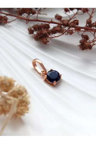 Lapshov Tek Taşlı Gümüş Kolye Ucu 197797319