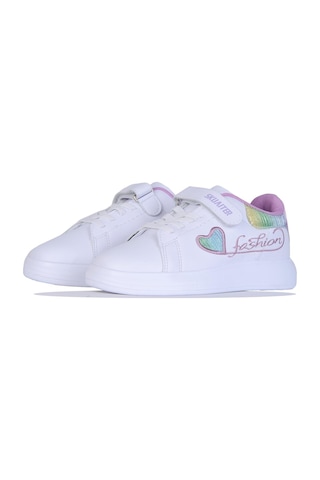 Skuaiter Skuaıter 011 Byz-lila Kız Çocuk Sneaker Spor Ayakkabı Beyaz