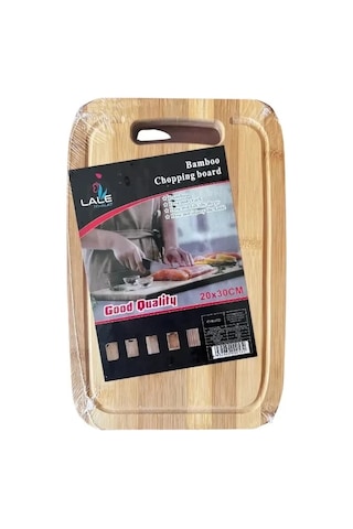 Bambu Kesme Tahtası+ahşap Saplı Peynir Bıçağı Seti Renkli