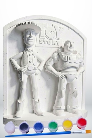 Toy Story 15 Cm Taş Biblo Çocuk Boyama Etkinliği