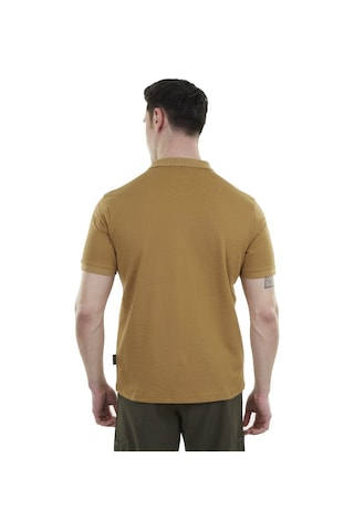 Alpinist Edge Erkek Polo T-shirt Camel 001