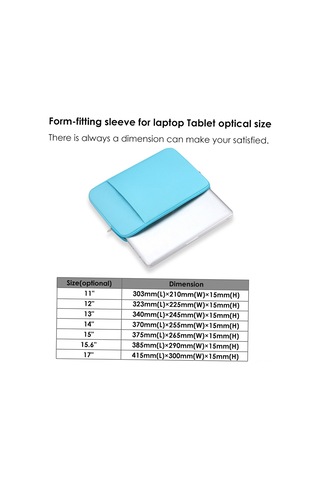 Aubyhe 14" Siyah Dijital Cihaz Kılıfı - Anti-statik Köpük, Darbe Emici, Cep Tasarımı - Ultrabook, Dizüstü Bilgisayar, Tablet Uyumlu Siyah