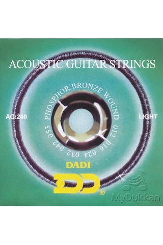 Dadı Ag240 Light Takım Tel Akustik Gitar Teli 012-053