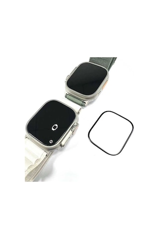 Apple Uyumlu Watch Ultra 49mm Cam Full Ekran Saat Koruyucu