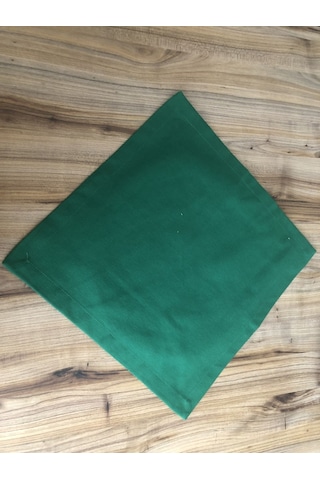 Yaprak Yeşili Kumaş Peçete 6 Adet 40x40 Cm Çok Renkli