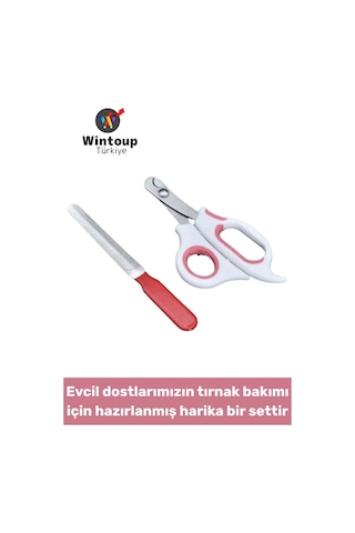 Dayanıklı Pet Kedi Köpek Sağlık Tırnak Bakım Evcil Hayvan Tırnak Makası Törpü Seti