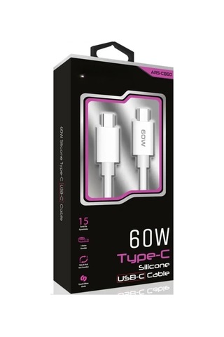 60w Usb-c Type-c Silikon Şarj Kablosu Hızlı Şarj, Dayanıklı Ve Esnek Tasarım, Tüm Usb-c Cihazlarla U