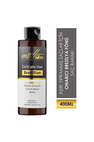 Motto Plus Brezilya Fönü Düzleştirici Keratin Botox Bakımı 400 ML