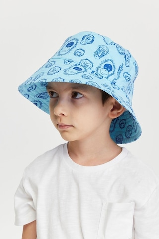 Benitto Kids Erkek Çocuk Desenli Bucket Şapka 7007-mavi