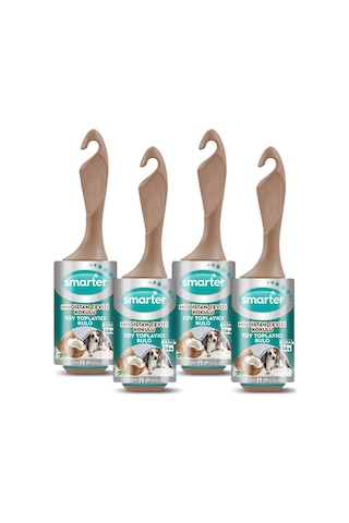 Smarter Hindistan Cevizi Kokulu Tüy Toplayıcı Rulo 4'lü Kedi Köpek