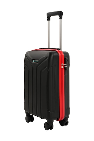 Cotpoly Home Petra Lüx Abs Orta Boy Valiz 65 Cm Kırmızı - Siyah