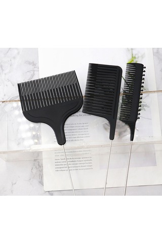 Singree R-21173 Model Saç Boyama Tüpü Seti - 3'lü Paket, Bölümlü Boyama İçin Çelik İğne Tarak, Pa+abs Malzeme