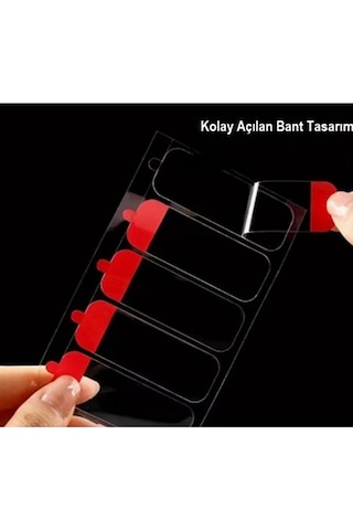 Çift Taraflı Şeffaf Bant 60 Adet Şeffaf Bant Kolay Açılır 18mm 50mm -
