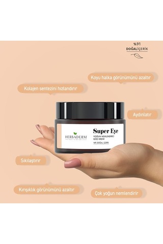 Herbaderm Super Eye Yoğun Nemlendirici Göz Kremi 20 ML